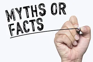 myths or facts written on board
